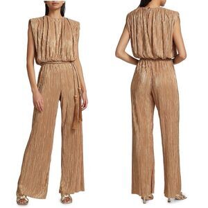 Sabina Musayev Gold Jumpsuit